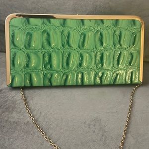 Snakeskin Clutch